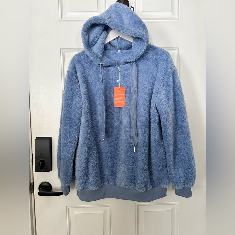 Soft Sky Blue Hoodie